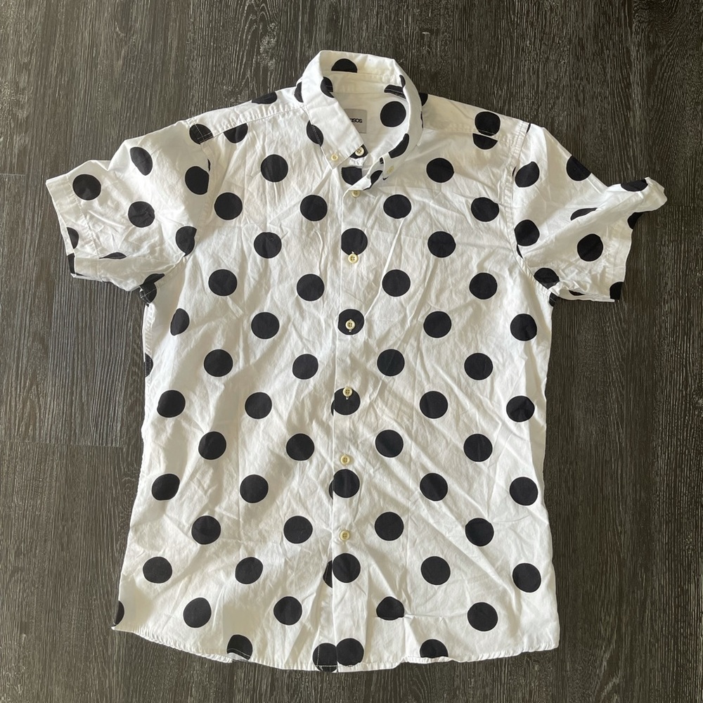 ASOS Men’s polka dot shirt